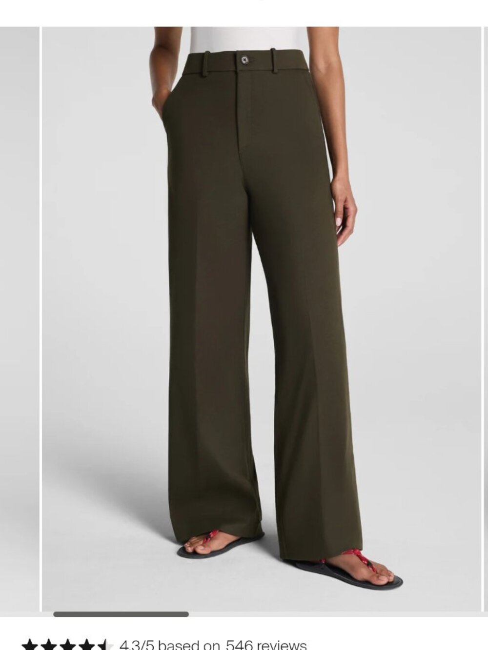 Spanx wide leg Twill Pants